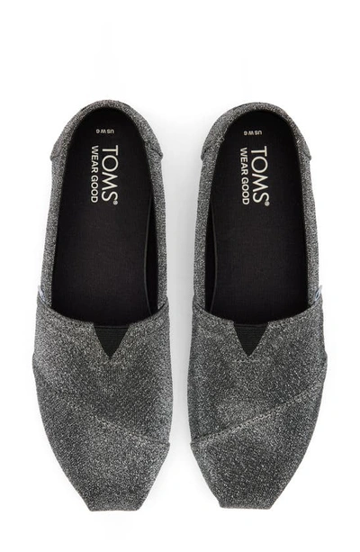 Shop Toms Alpargata Slip-on In Dark Grey