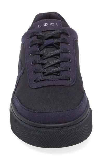 Shop Loci Balance Water Resistant Sneaker In Navy/ Navy/ Navy
