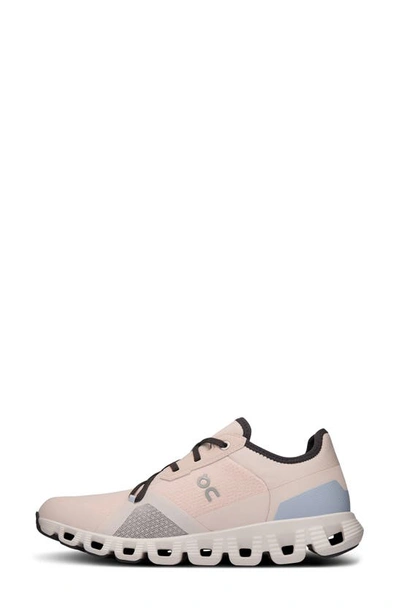 On Cloud X 3 Running Shoe In Shell/ Heather