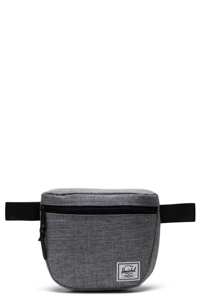 Shop Herschel Supply Co Settlement Belt Bag In Raven Crosshatch