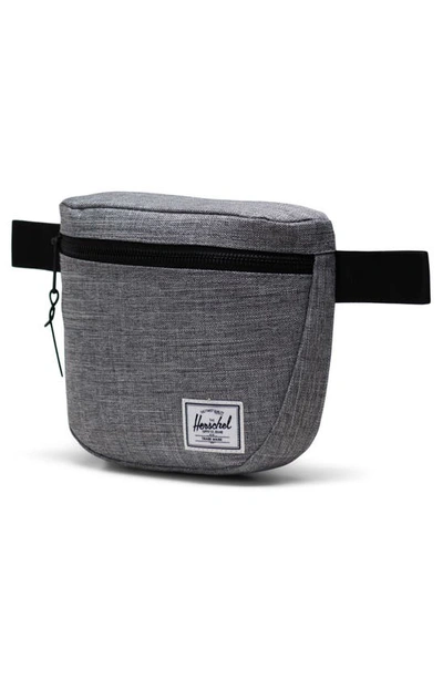 Shop Herschel Supply Co Settlement Belt Bag In Raven Crosshatch