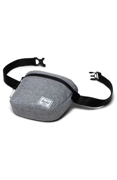 Shop Herschel Supply Co . Settlement Belt Bag In Raven Crosshatch