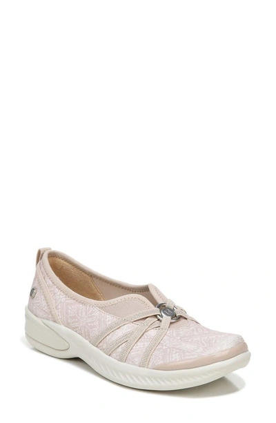 Shop Bzees Niche Slip-on Shoe In Beige Batik Print