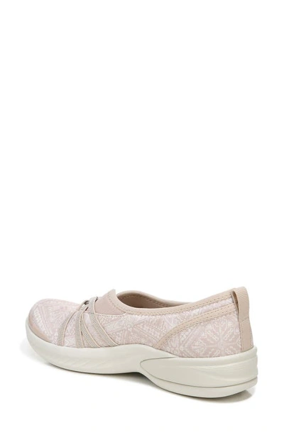 Shop Bzees Niche Slip-on Shoe In Beige Batik Print