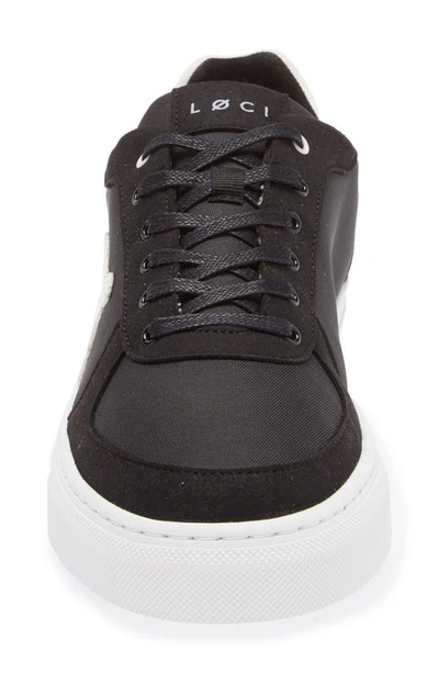 Shop Loci Classic Water Repellent Sneaker In Black/ White/ White