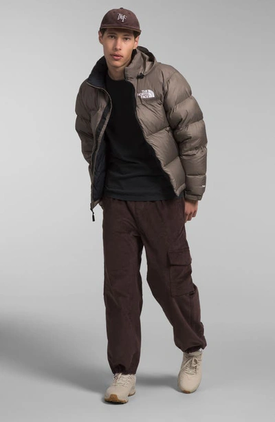 Shop The North Face 1996 Retro Nuptse 700 Fill Power Down Packable Jacket In Falcon Brown