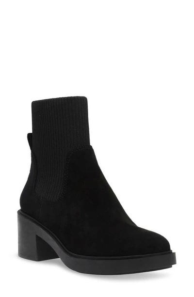 Shop Anne Klein Fenley Bootie In Black Smooth