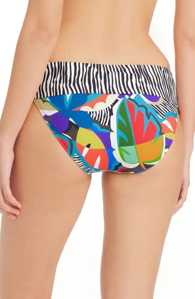 Shop Bleu By Rod Beattie Rod Beattie Mix Fold Over Bikini Bottoms In Multi Colored