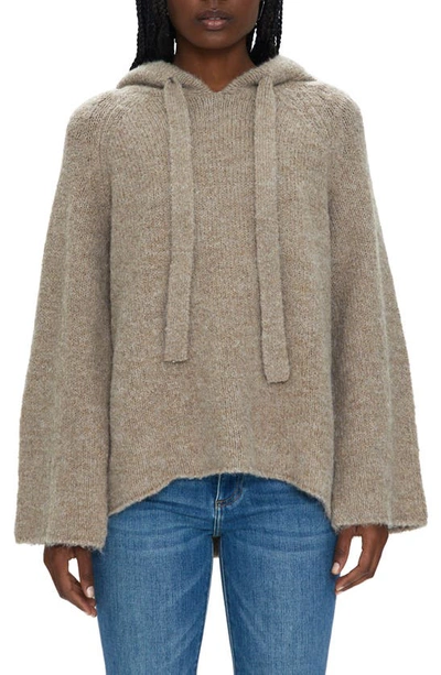 Shop Pistola Elena Sweater Hoodie In Taupe