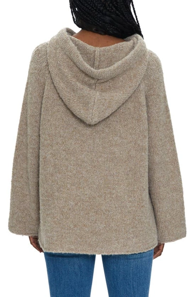 Shop Pistola Elena Sweater Hoodie In Taupe