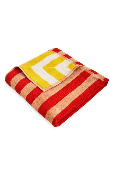 Shop Dusen Dusen Desert Stripe Cotton Terry Bath Towel