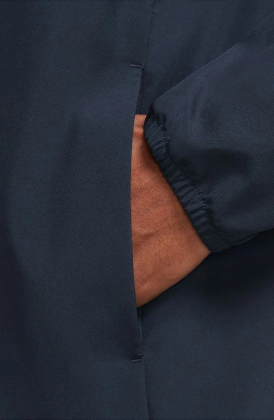 Shop Nike Form Dri-fit Hooded Versatile Jacket In Obsidian/ Silver
