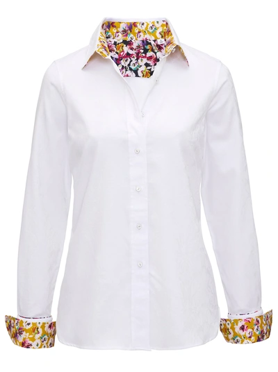 Shop Robert Graham Priscilla Shirt In White