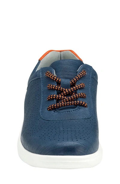 Johnston & Murphy Activate Sneaker In Navy Full Grain