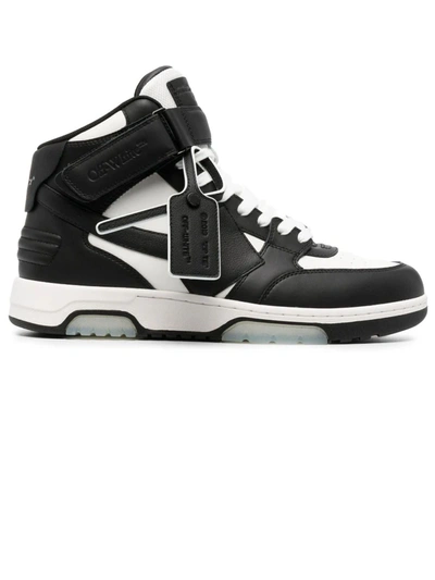 Shop Off-white Out Of Office Mid-top Sneakers In Nero