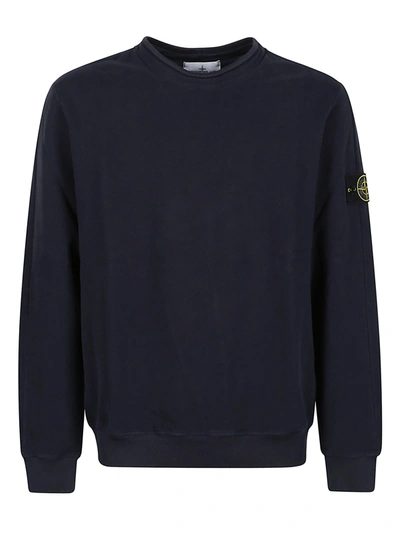 Shop Stone Island Sweatshirt In Navy Blue