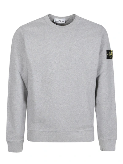Shop Stone Island Sweatshirt In Melange Grey
