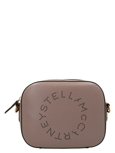 Shop Stella Mccartney Camera Bag Crossbody Bag In Beige