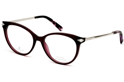Shop Swarovski Sk5312 069 Oval Eyeglasses 51 Mm In Multi