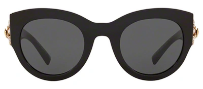 Shop Versace Ve 4353bm 53148751 Cat Eye Sunglasses In Multi