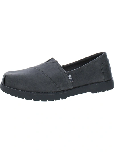 Shop Bobs From Skechers Chill Lugs-urban Spell Womens Faux Fur Lined Slip On Loafers In Grey