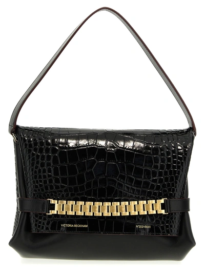 Shop Victoria Beckham Chain Pouch Shoulder Bags Black
