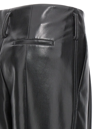 Shop Philosophy Eco Leather Pants Black