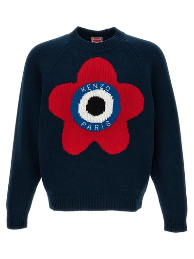 Kenzo Pull Target En Laine Rws Homme Bleu Nuit ModeSens
