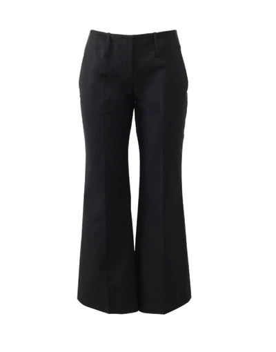 Shop Michael Kors Flare Cropped Pant In Black