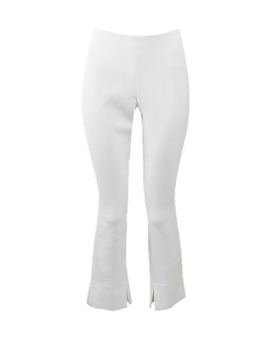 Shop Rosetta Getty Cropped Pant In Ivory