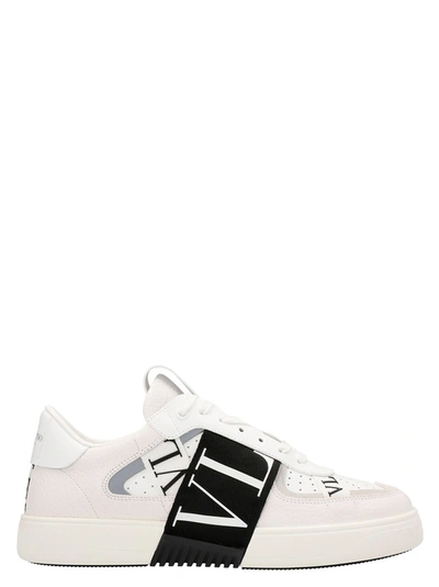 Shop Valentino Garavani Vltn Sneakers White/black