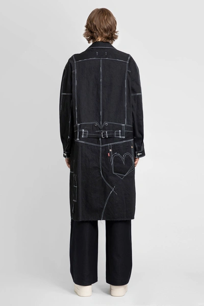 Shop Junya Watanabe Man Black Coats