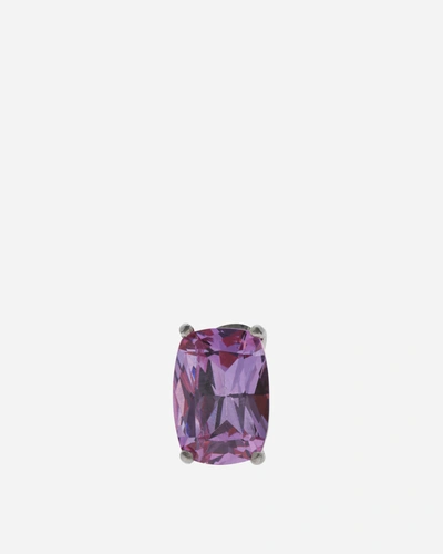 Shop Abra Stone Earings Silver / In Purple