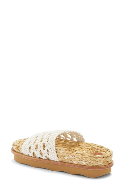 Shop Chloé Wavy Slide Sandal In White