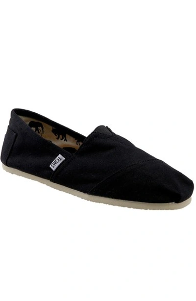 Shop Toms 'classic' Canvas Slip-on   (men) In Black