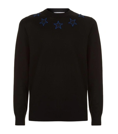 Shop Givenchy Embroidered Star Jumper