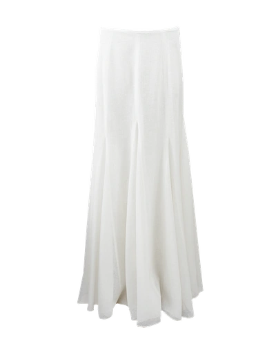 Shop Michael Kors Maxi Skirt In Ivory