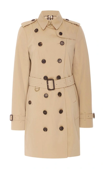 Shop Burberry Sandringham Double Breasted Trench Coat