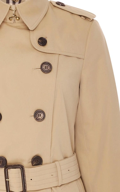 Shop Burberry Sandringham Double Breasted Trench Coat