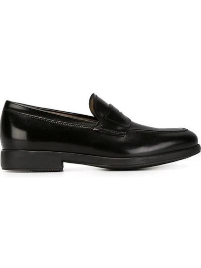 Shop Ferragamo Classic Penny Loafers