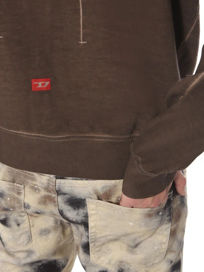 Shop Diesel Red Tag "a Cold Wall" Sweatshirt In Brown