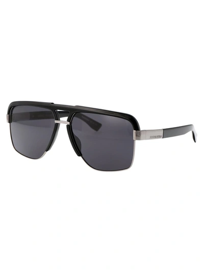 Shop Dsquared2 Sunglasses In 284ir Black Ruthenium