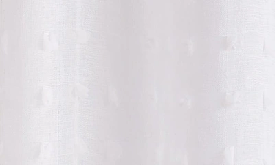 Shop Dainty Home Cut Flower Set Of 2 Textured Sheer Panel Curtains In White