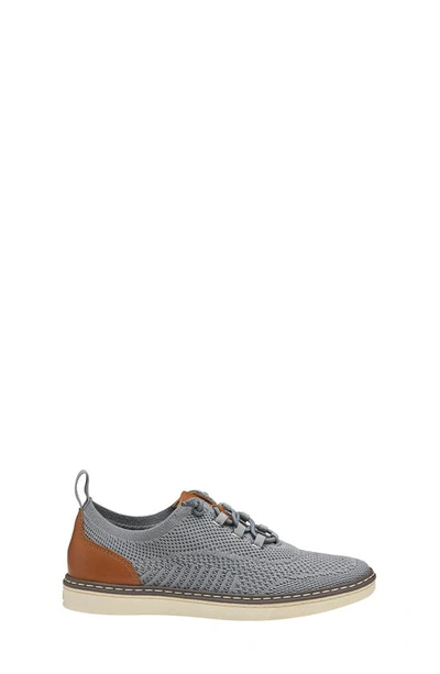 Johnston & Murphy Mcguffey Knit Sneaker In Gray Knit