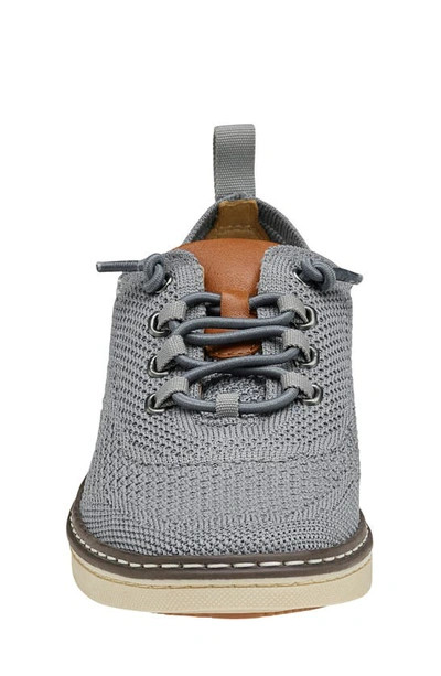 Shop Johnston & Murphy Mcguffey Knit Sneaker In Gray Knit