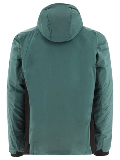 Shop Arc'teryx "atom Hoody" Jacket In Green