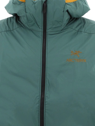 Shop Arc'teryx "atom Hoody" Jacket In Green