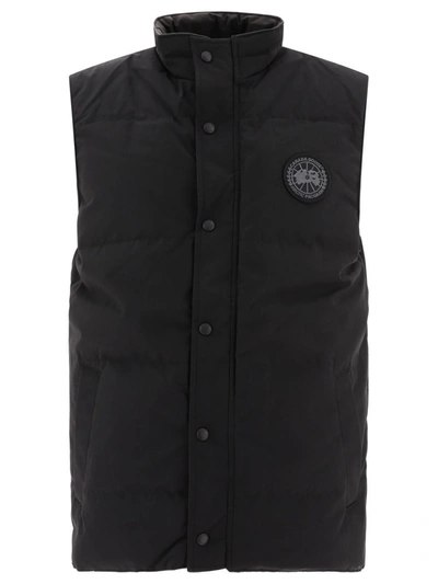 Shop Canada Goose "garson" Vest Jacket In Black