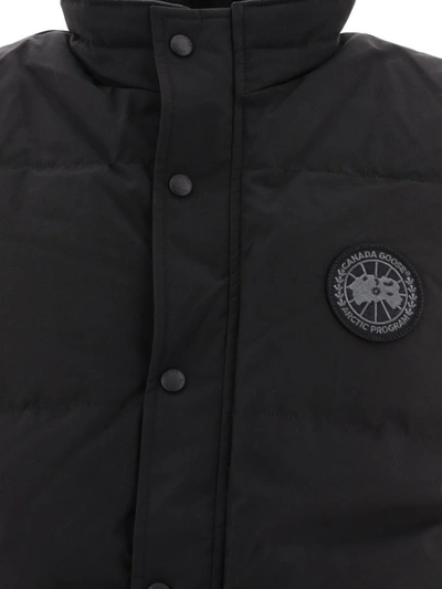 Shop Canada Goose "garson" Vest Jacket In Black