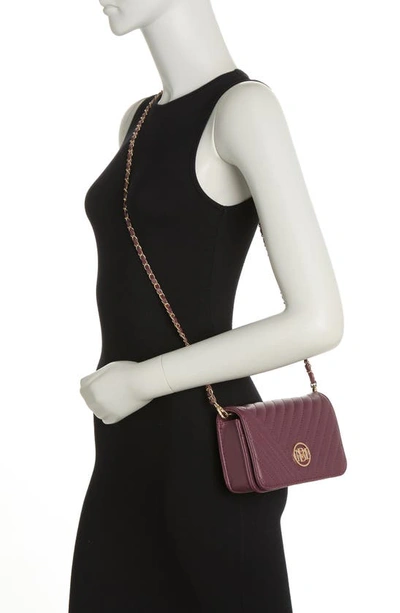 Badgley Mischka Studio Crossbody Bag In Plum